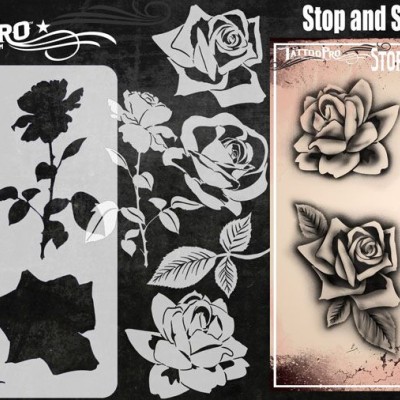 Airbrush  Tattoo Pro Stop And Smell The Roses Airbrush  Tattoo Pro Stop And Smell The Roses